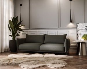 Sofa z funkcją spania Bueno z pojemnikiem 
