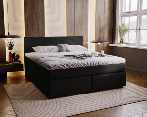 Łóżko tapicerowane Sleep 180x200  z pojemnikiem na pościel