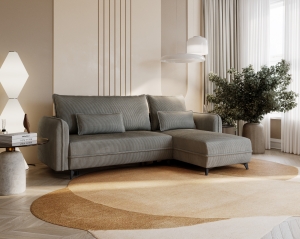  Narożnik z funkcją spania Storm z pojemnikiem L-kształtny