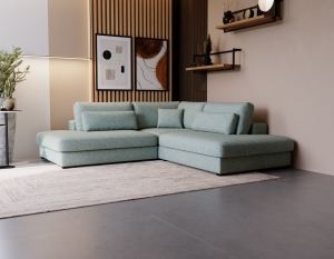 Narożnik Sven Mikro L-kształtny z poduszkami 