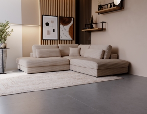 Narożnik Sven Mikro L-kształtny z poduszkami