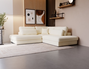 Narożnik Sven Mikro L-kształtny z poduszkami