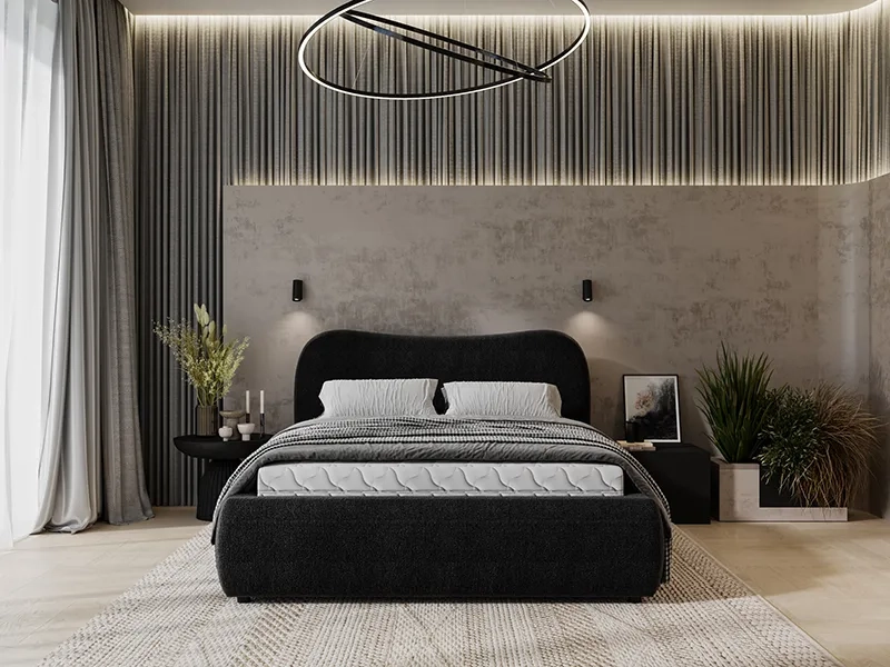 Isla łóżko z pufą do sypialni (1).webp