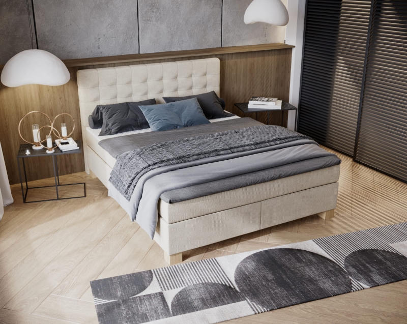 ŁÓŻKO VINTAGE 160 ARANŻACJA 3 (CURIO 02).JPG