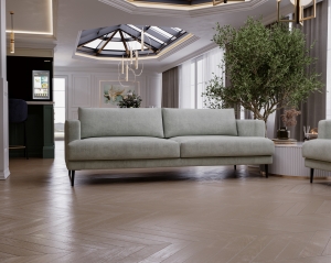 Sofa Luxe 3-osobowa jasnoszara
