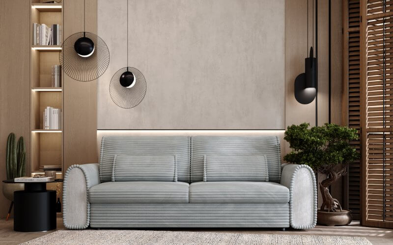 Szara sofa Nela